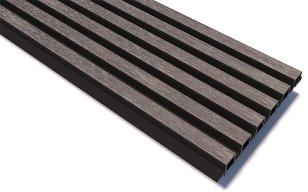 Реечные панели WOODVEX Lines Ultra Smoke gray купить в Богородске