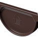 Заглушка желоба D125 Döcke STAL PREMIUM Шоколад, (RAL 8019) купить в Богородске