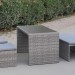 Диван-Трансформер AFINA плетеный из иск. ротанга S330G-W78 Grey купить в Богородске
