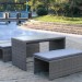 Диван-Трансформер AFINA плетеный из иск. ротанга S330G-W78 Grey купить в Богородске