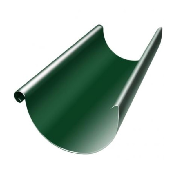 Водосток Grand Line 125x90 – Желоб 3м RAL 6005 купить в Богородске