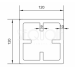 Столб SEQUOIA Evolution 3D WOOD BLACK купить в Богородске