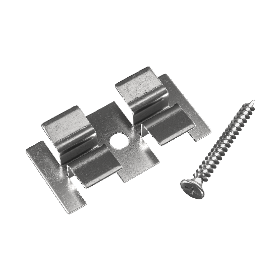Клипса с саморезом, Grinder шовный монтаж 5 mm купить в Богородске