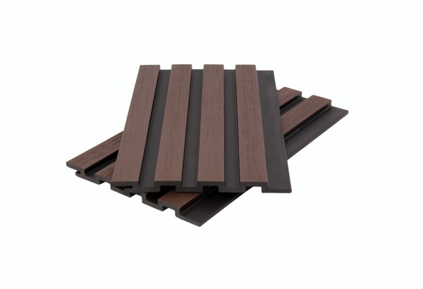 Стеновая панель брусковая двухцветная co-extrusion, chocolate mix купить в Богородске