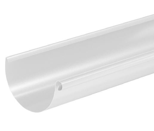 Водосток Aquasistem, система 125x90 - Водосточный желоб 3.00м RAL 9003 Белый купить в Богородске