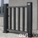 Ограждение из ДПК Outdoor Классик 3D STORM чёрный купить в Богородске