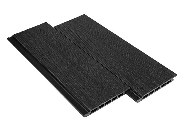 Фасадная панель из ДПК Deckart Vista 3D с текстурой дерева Графит купить в Богородске