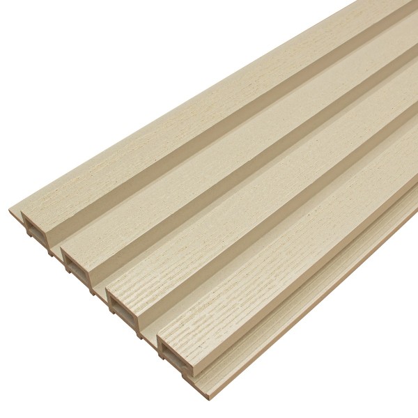 Фасадная доска из ДПК Faynag Wood Рейка Слоновая кость купить в Богородске