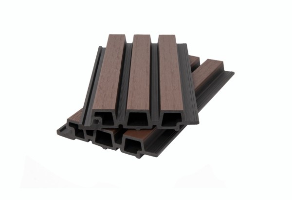 Фасадная панель брусковая двухцветная co-extrusion, chocolate mix купить в Богородске