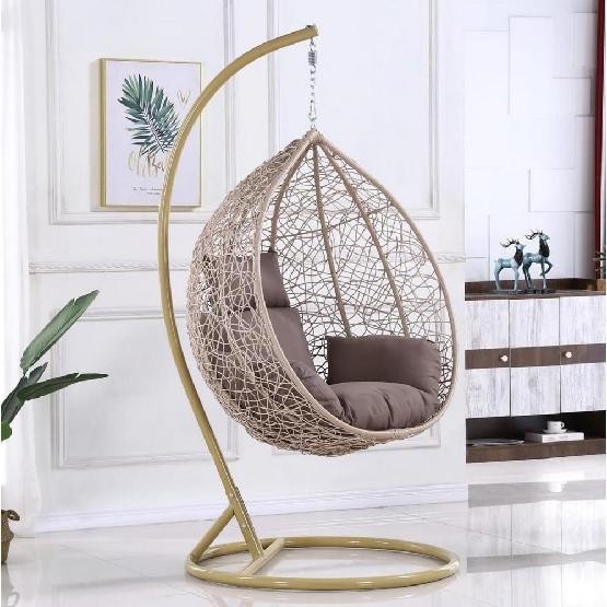 Кресло Подвесное из искусственного ротанга AFM-169A-LB Beige купить в Богородске