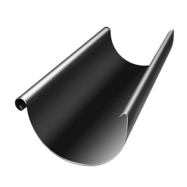 Водосток Grand Line 125x90 – Желоб 3м RAL 9005 купить в Богородске