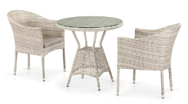 Комплект плетеной мебели AFINA из иск. ротанга T705ANT/Y350-W85 Latte 2Pcs купить в Богородске