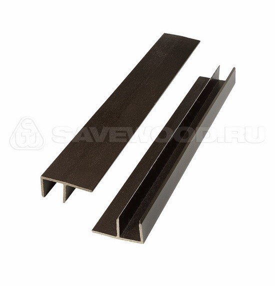F-профиль ДПК Savewood – Тёмно-коричневый купить в Богородске
