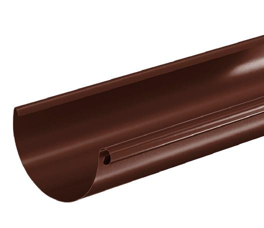 Водосток Aquasistem, система 125x90 - Водосточный желоб 3.00м RAL 8017 Коричневый купить в Богородске