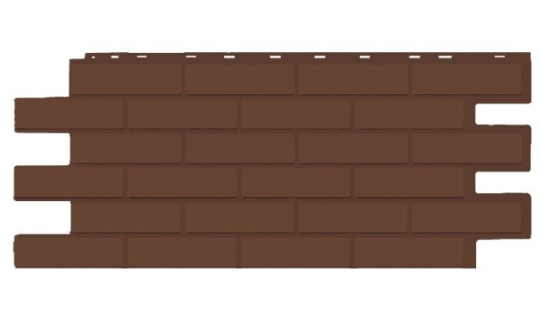 Фасадная панель T-Siding Кирпич Модерн Эко Браун купить в Богородске