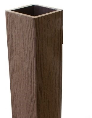 Столб опорный Woodvex Co-Extrusion Темно - Коричневый купить в Богородске